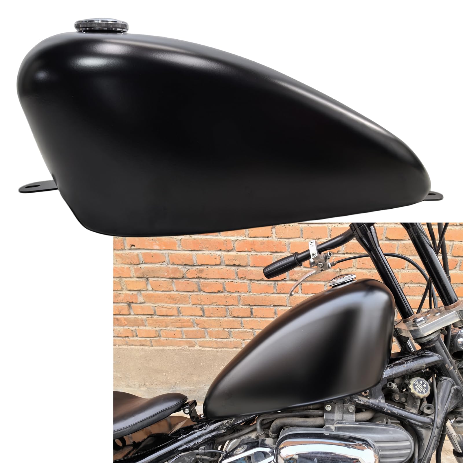 タンク内サビゼロ】Honda Steed400 純正11Lタンク 黒赤 【公式通販】