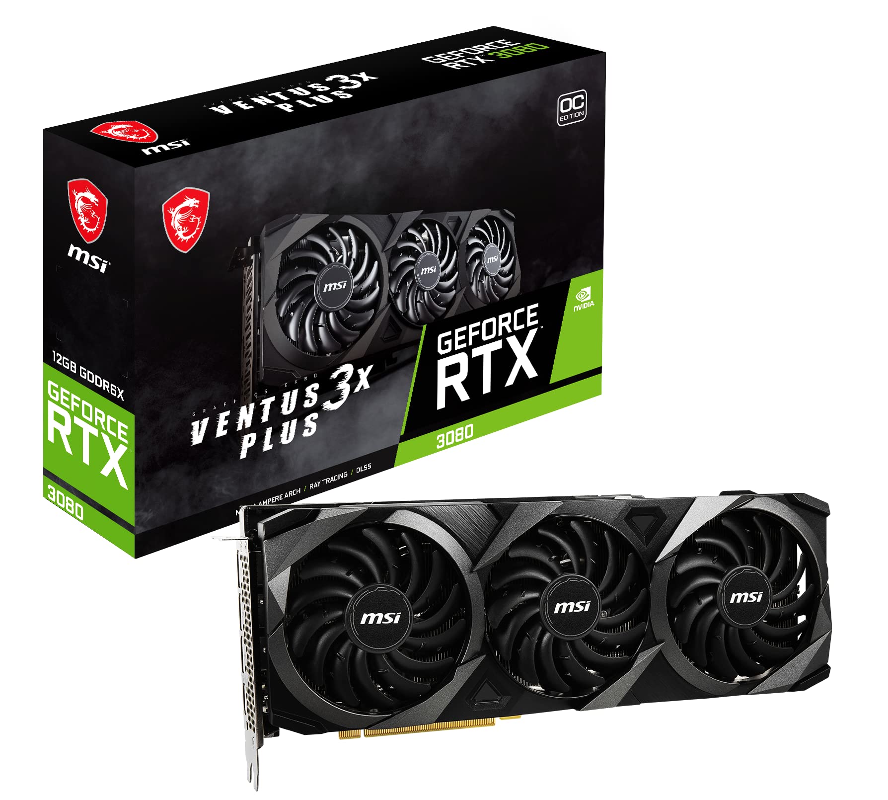 Amazon | MSI GeForce RTX 3080 VENTUS 3X PLUS 12G OC LHR