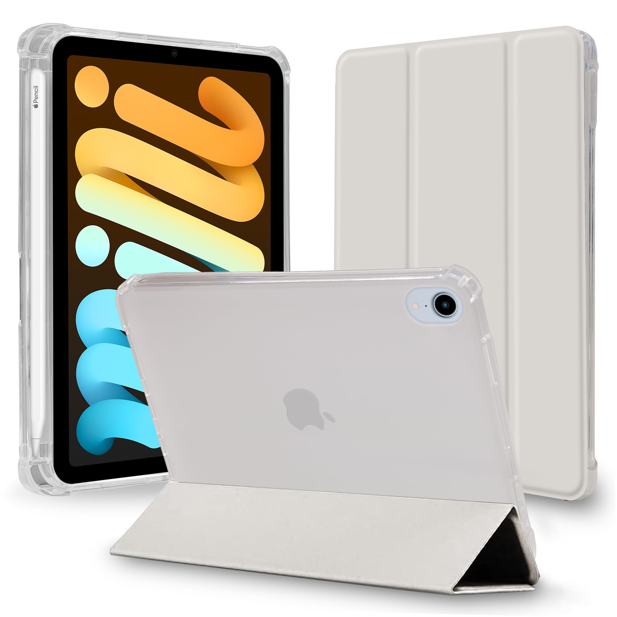 QUATROiPad mini 6 256GB本体+純正ペン+ケース付 QUATROiPad mini 6