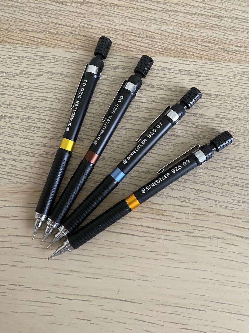 ステッドラー 925 95 03と05と09 シャーペン 廃盤 旧型 美品 STAEDTLER
