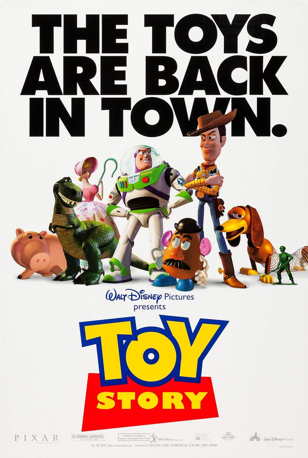 Amazon.com: Movie Poster TOY STORY 2 Sided ORIGINAL FINAL 27x40