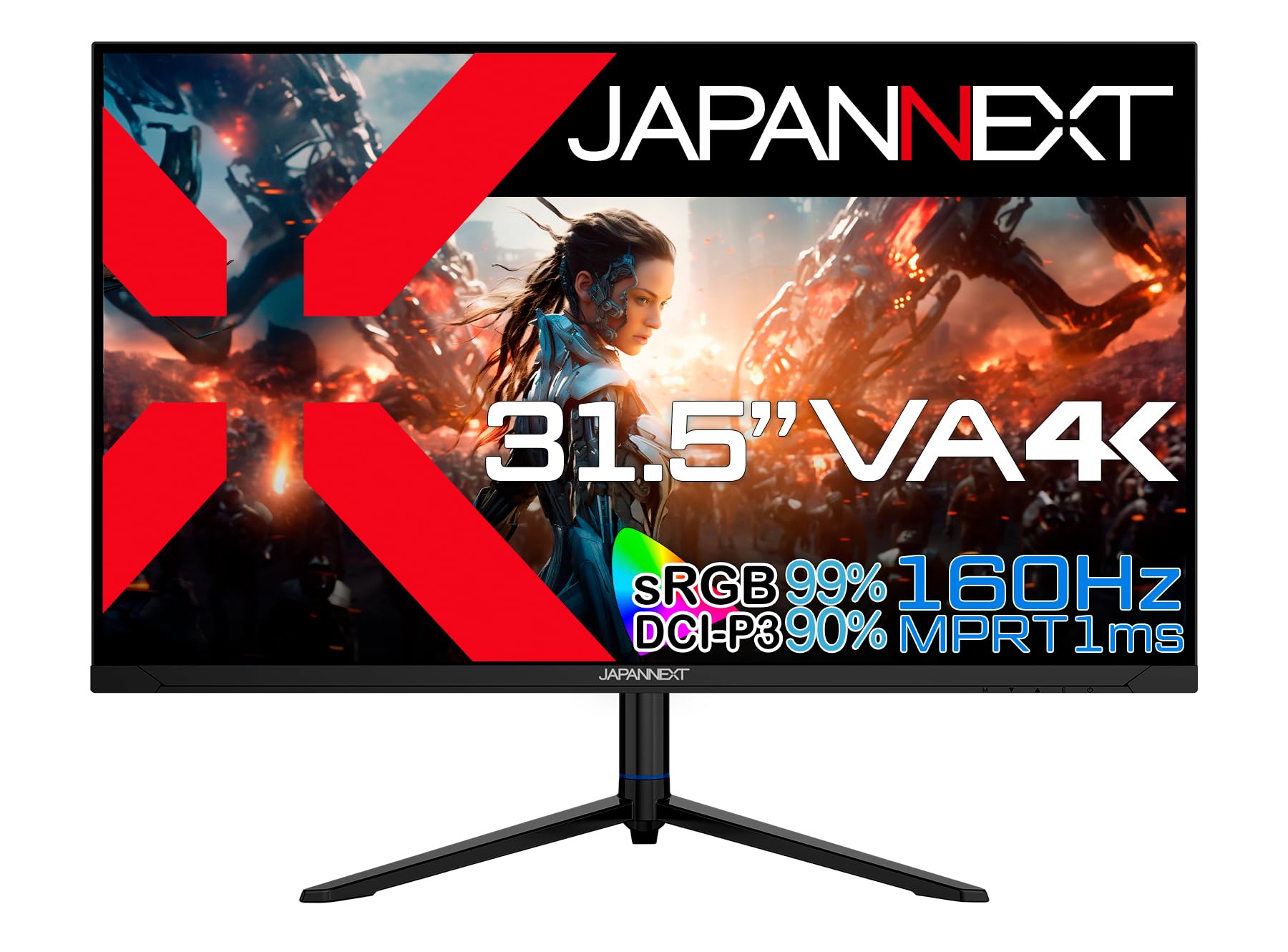 Amazon.co.jp: JAPANNEXT 31.5インチ ゲーミングモニター 160Hz 1ms 4K