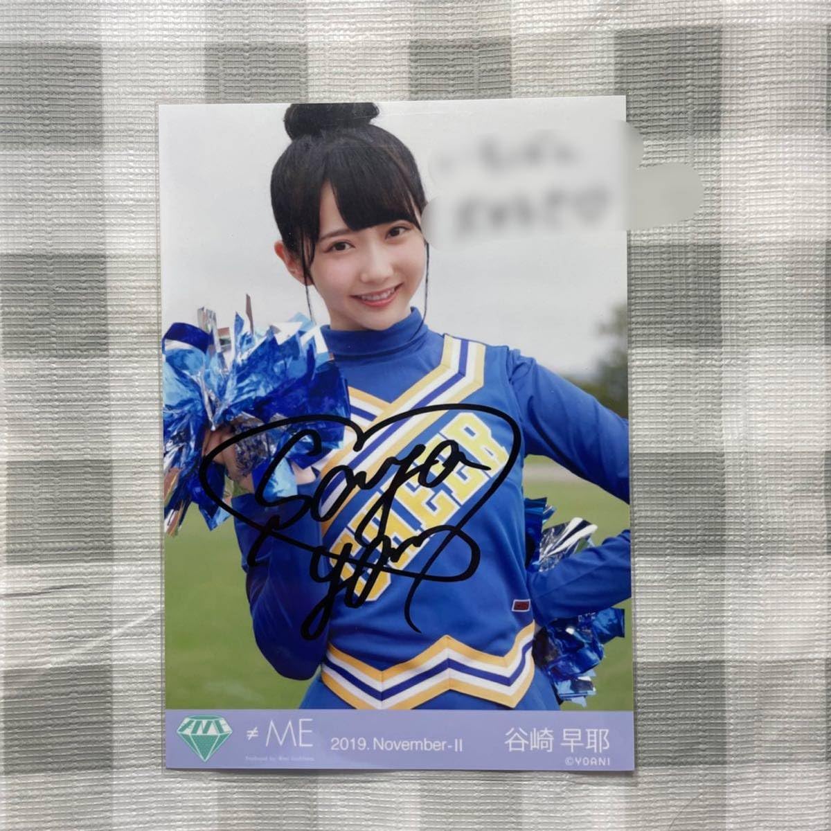 ノイミー 谷崎早耶 直筆 コメあり 生写真 ヨリ モブノデレラ 谷崎早耶