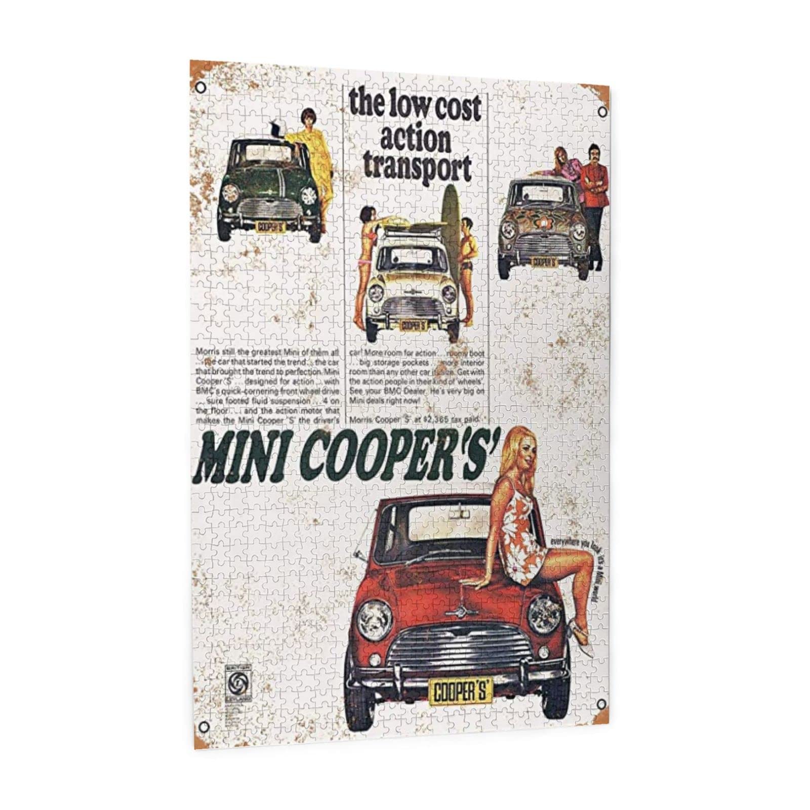 Wavesong ミニクーパー 1000ピースジグソーパズル