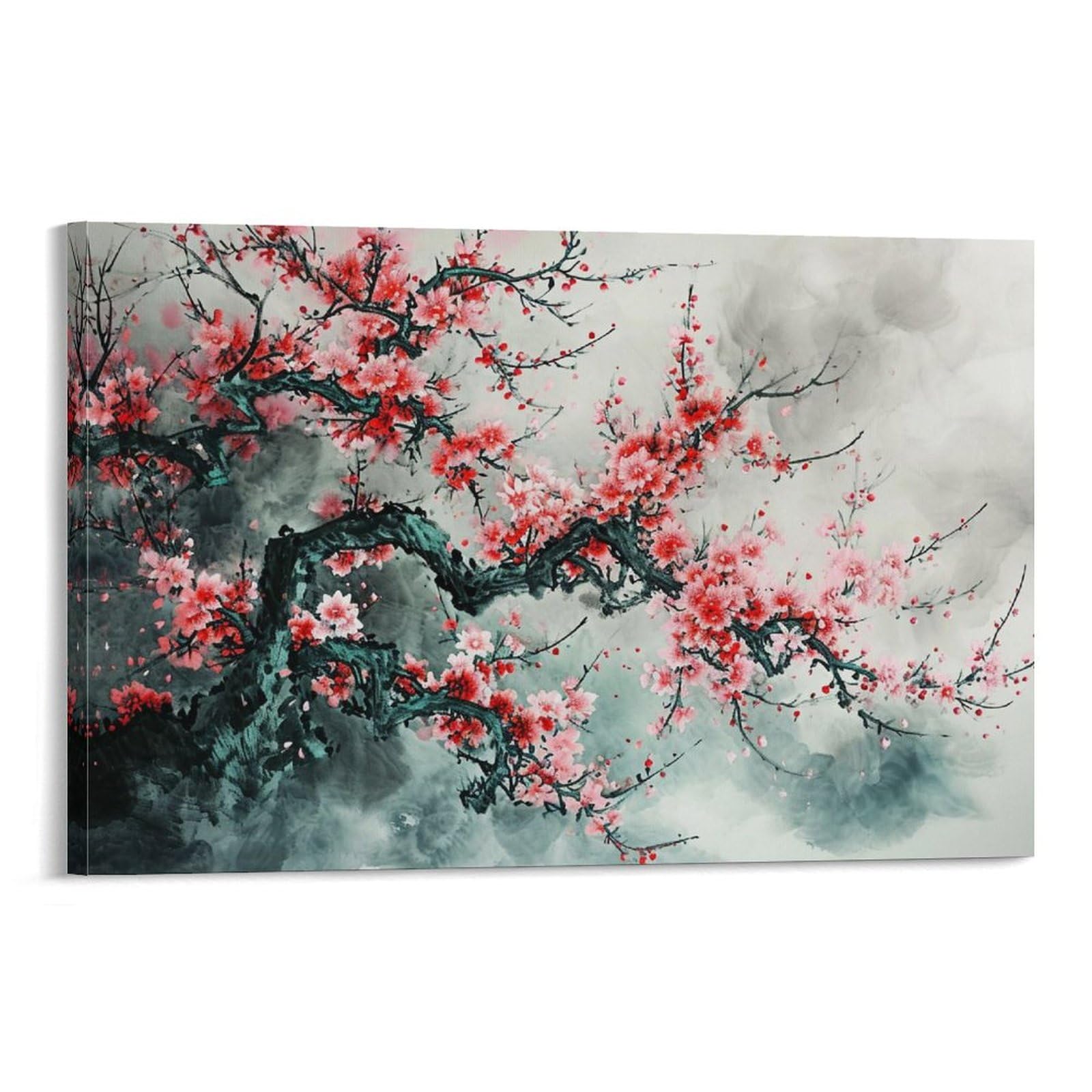 水墨画 梅の花