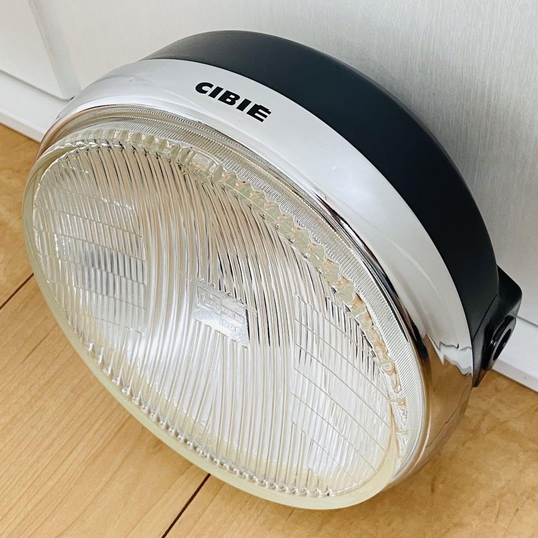 当時物 シビエ 凹み ヘッドライト CIBIE 極美品 マーシャル 当時物