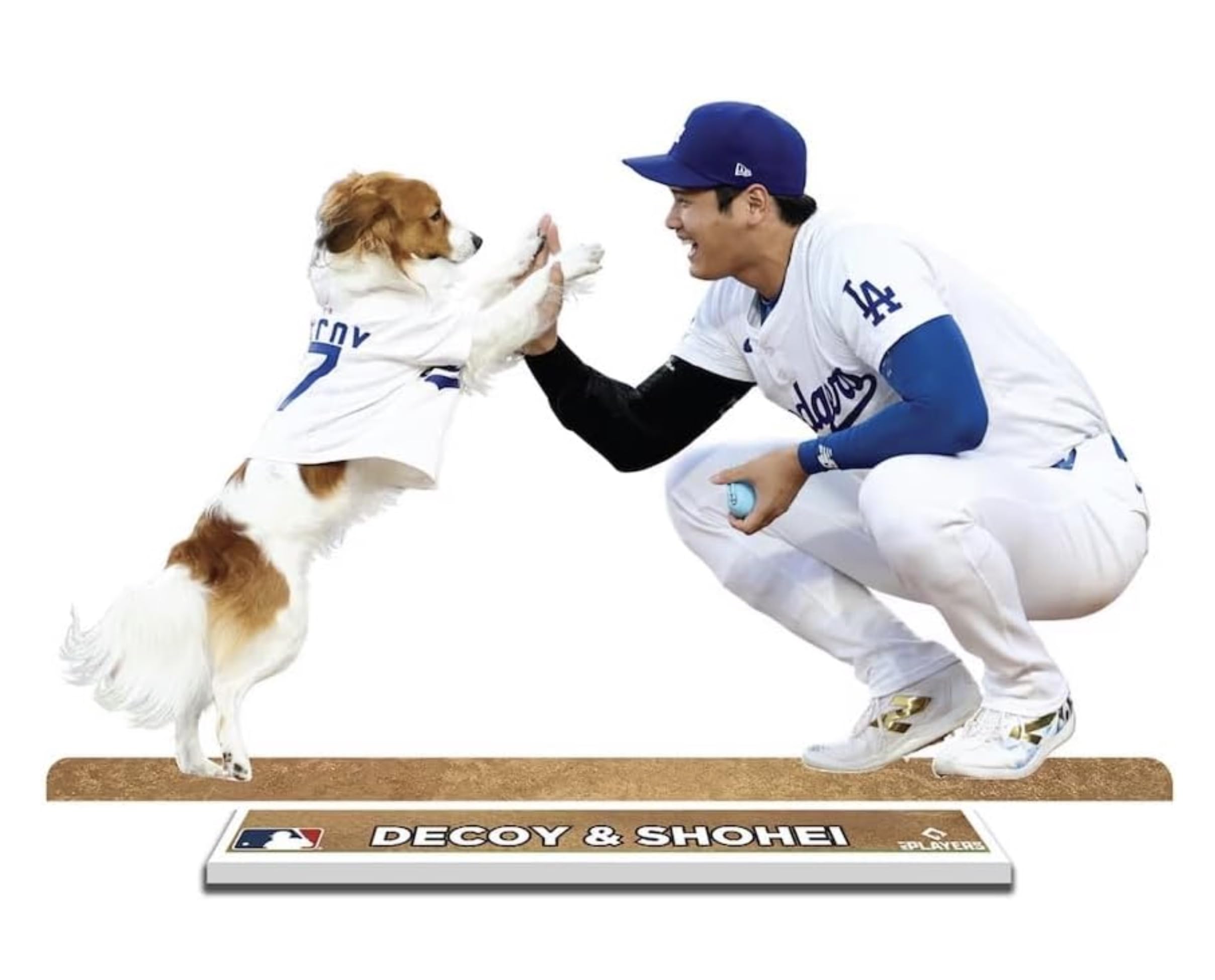 Amazon.co.jp: 大谷翔平 & デコピン プレイヤースタンド ロサンゼルス