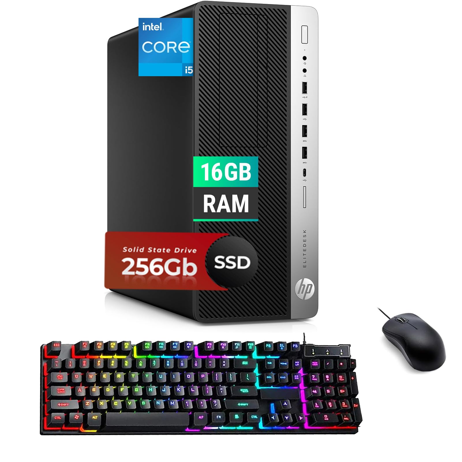 Amazon.com: HP EliteDesk 800 G5 SFF Business Desktop PC, Core i5