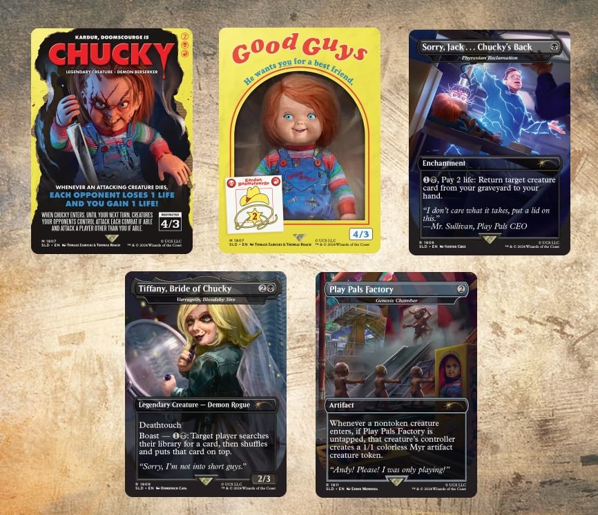 Amazon.com: MTG Secret Lair: Secret Lair x Chucky (Non-Foil