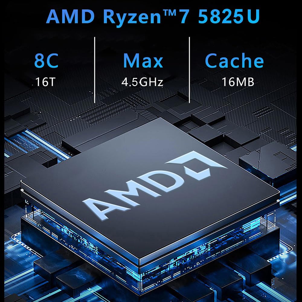ミニPC Ryzen7 5825U/8GB/512GB/Win11 MN58U Amazon.co.jp: GZBOXミニ
