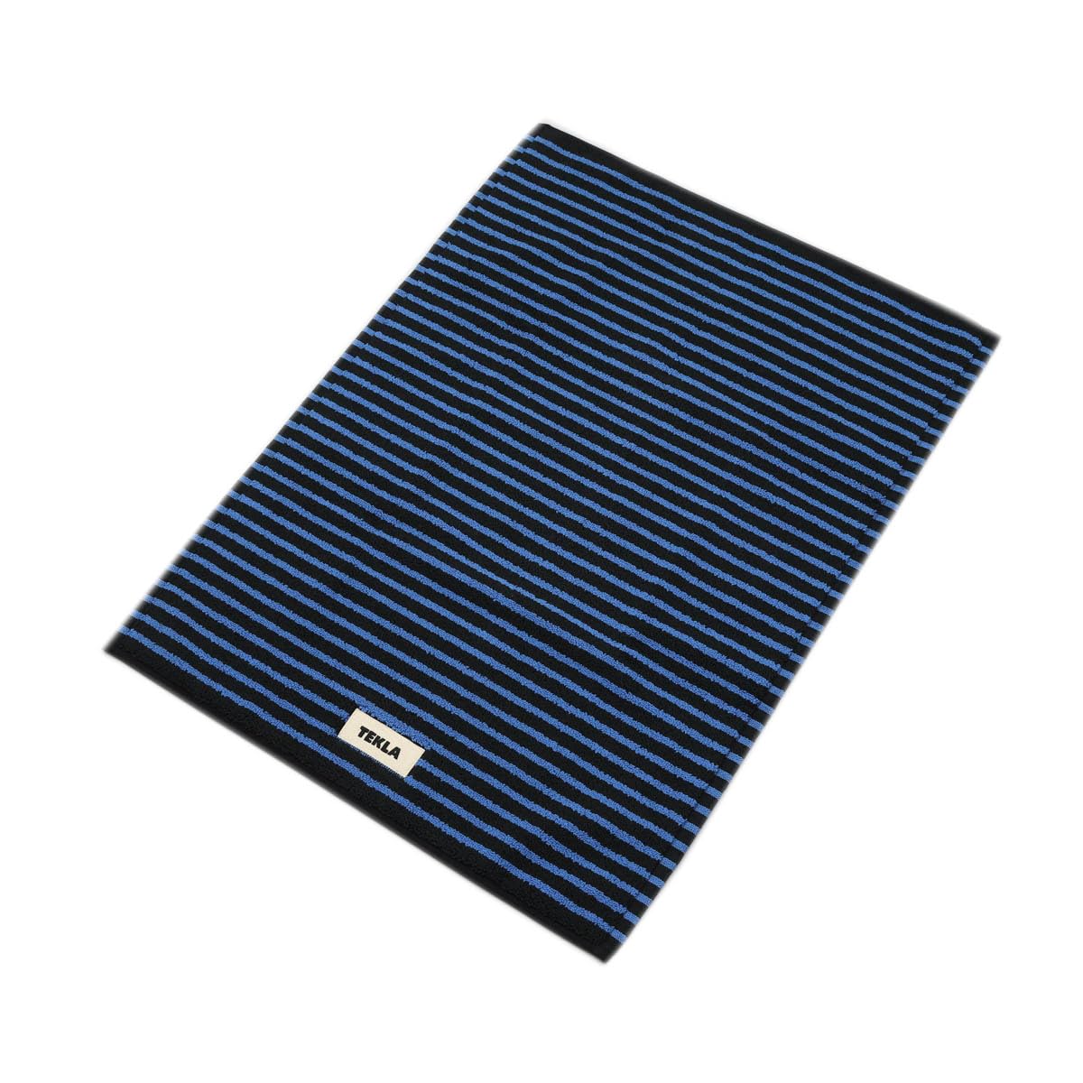 Amazon | [テクラ]バスマット 70X50cm BATH MATS (BLACK&BLUE(ブラック