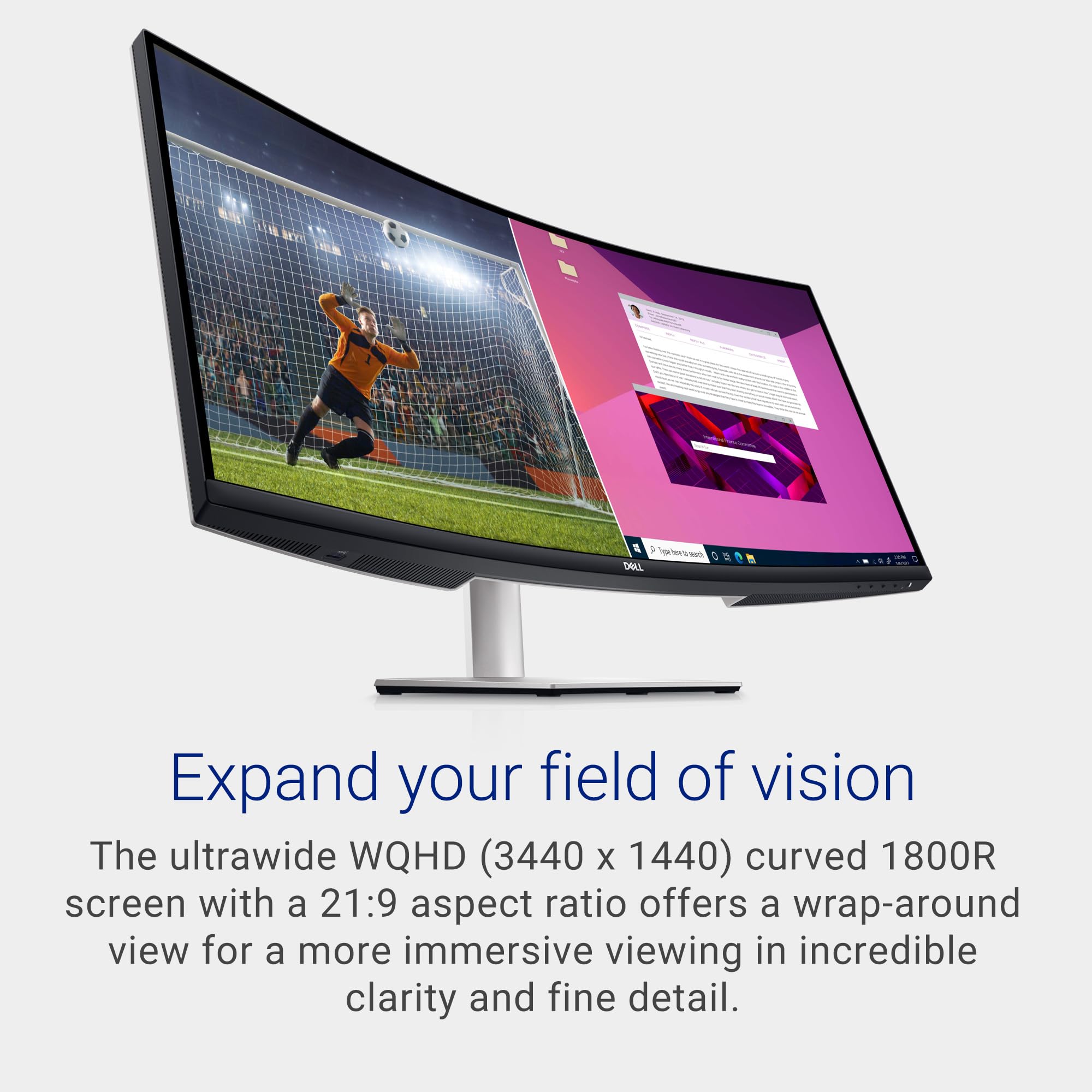 Amazon.co.jp: Dell Monitor 34-Inch WQHD (3440x1440) 100Hz 4Ms AMD