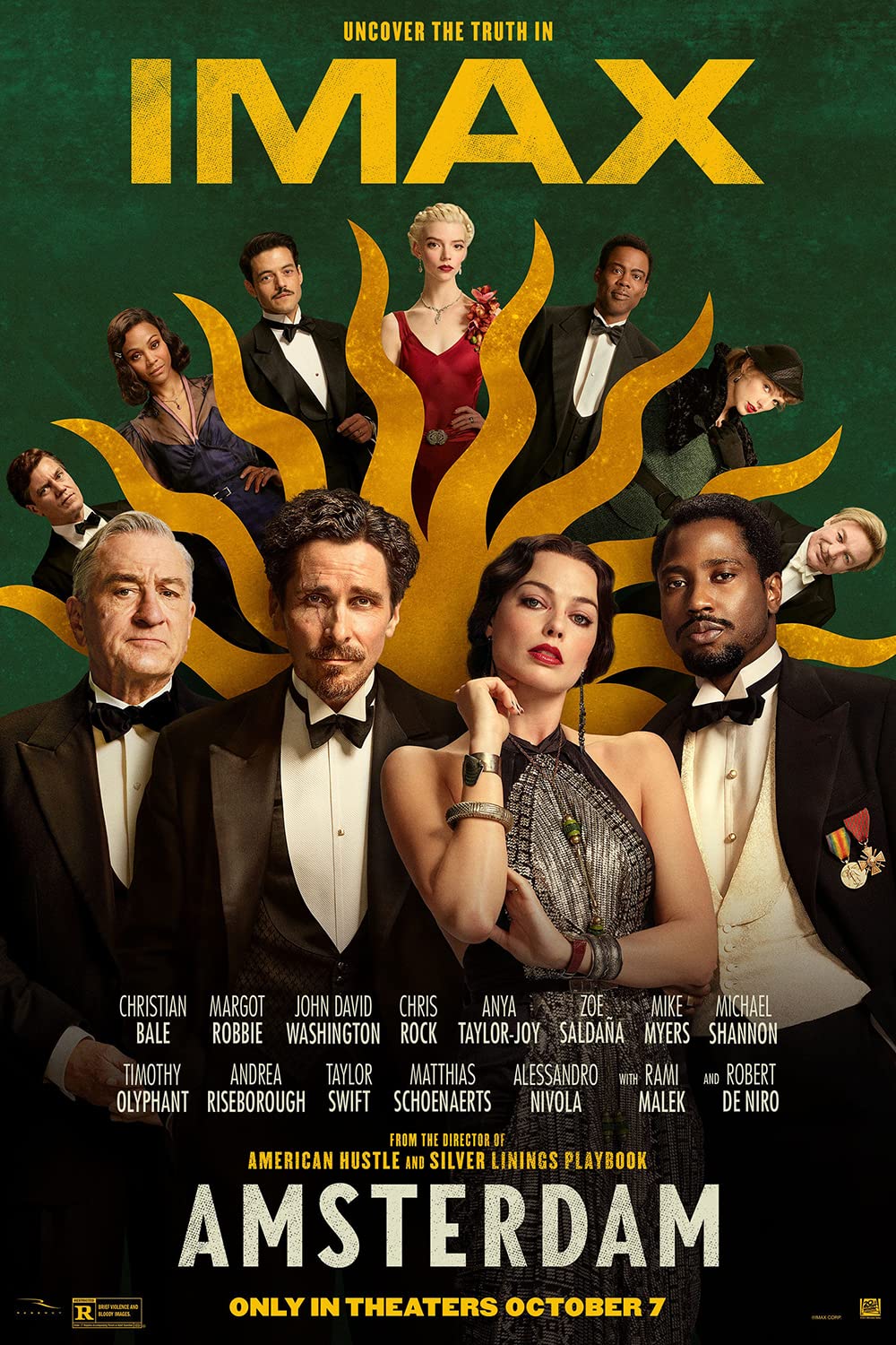 映画館用両面ポスター】アムステルダム / Amsterdam Ver.B 映画館用