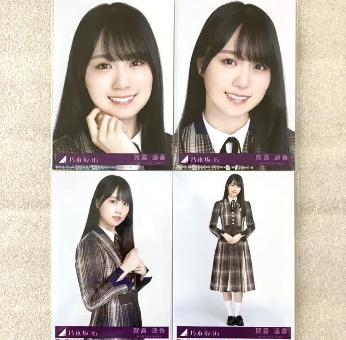 Amazon.co.jp: 乃木坂46 公式グッズ 賀喜遥香 センター 生写真 4枚