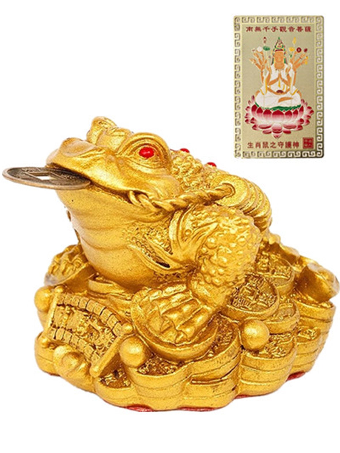 中国昔のかえる、金運をアップ、商売繁盛 (金蛙) Amazon.co.jp: xiulin