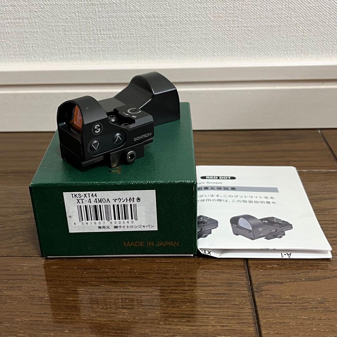 東京スコープ製 実物XT-4ダットサイト4MOA ブラック 新品 東京スコープ