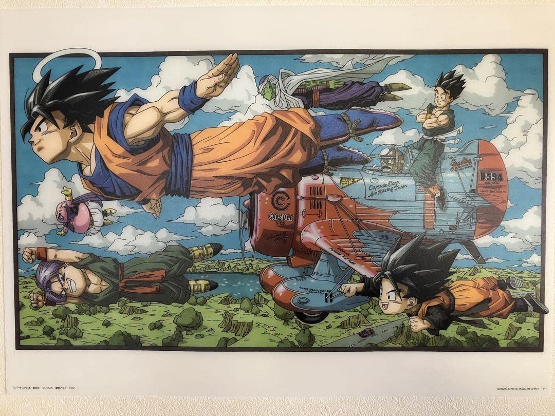 ドラゴンボール ポスター 悟空vsフリーザ カラーイラスト 鳥山明