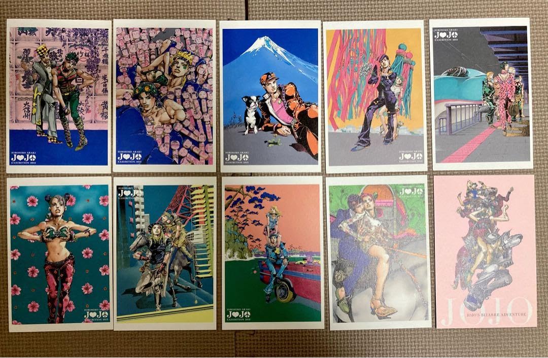 ジョジョの奇妙な冒険ジョジョ展ポストカード100種＋特典5種セット未開封品