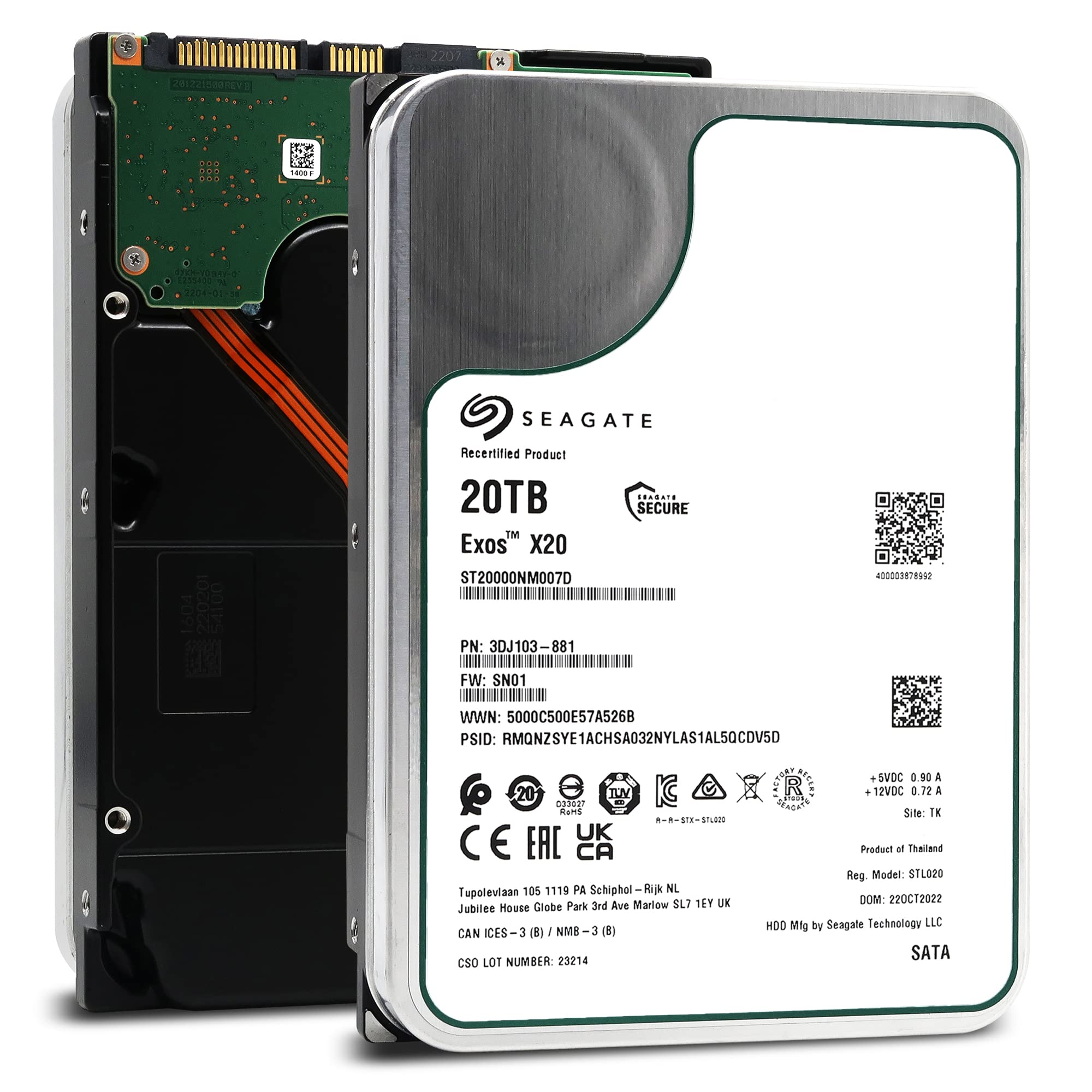 Seagate Exos 16TB HDD 2台セット Seagate Exos 16TB HDD 2台セット