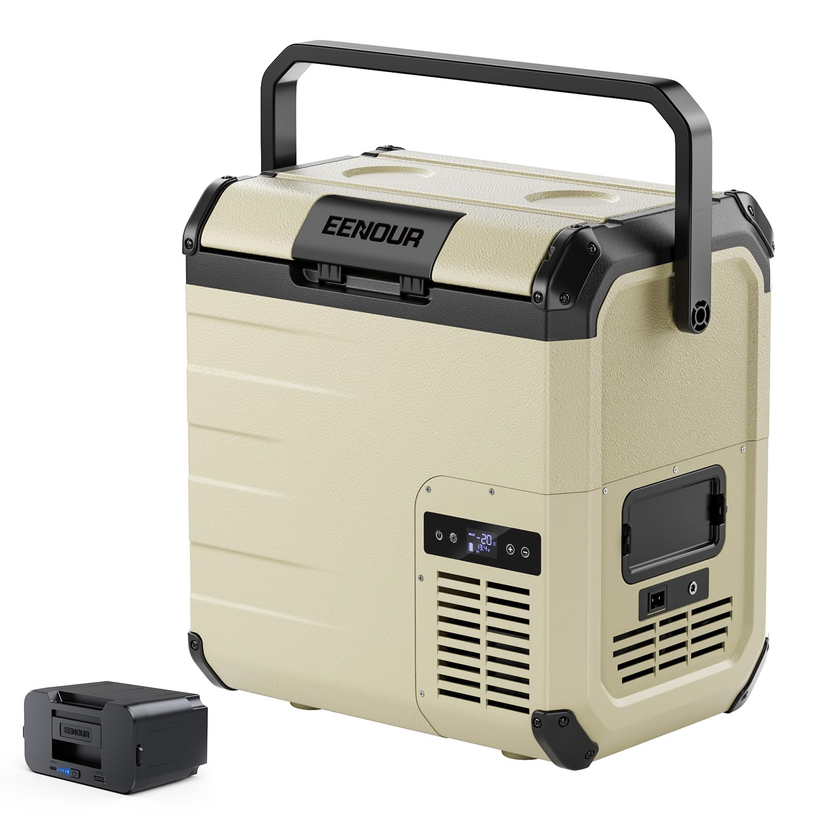 Amazon.co.jp: EENOUR 車載冷蔵庫 D18 18L -20℃～10℃ バッテリー1個