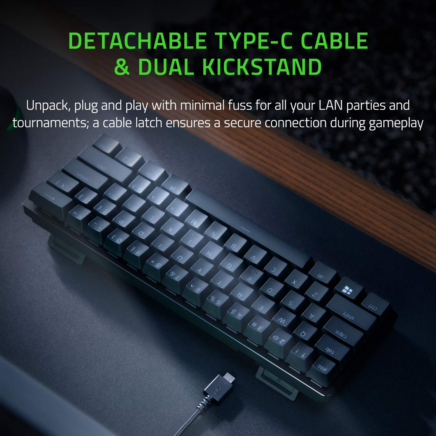 Amazon | Razer Huntsman Mini - 60% Optical Keyboard (Linear Red