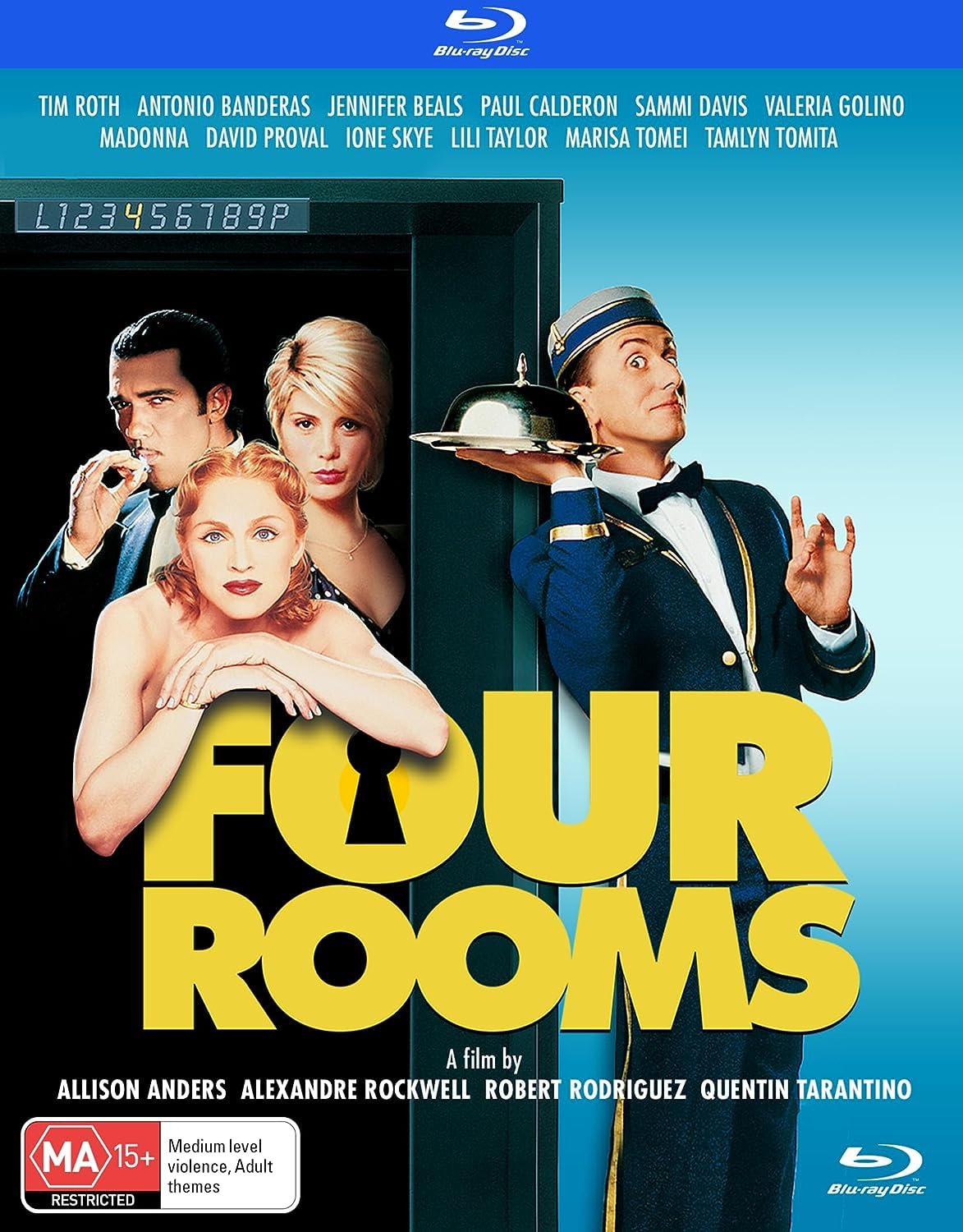 映画ポスター Four Rooms キャスト集合 USAオリジナル ヴィンテージ