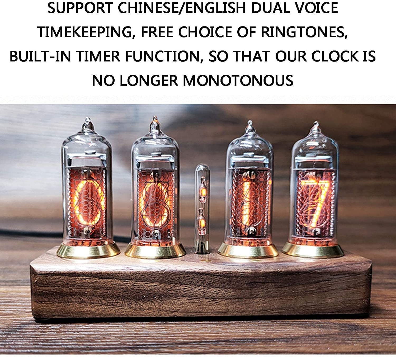 入手困難】ニキシー管時計 IN-14 6本使用 OMNIXIE Nixie 入手困難