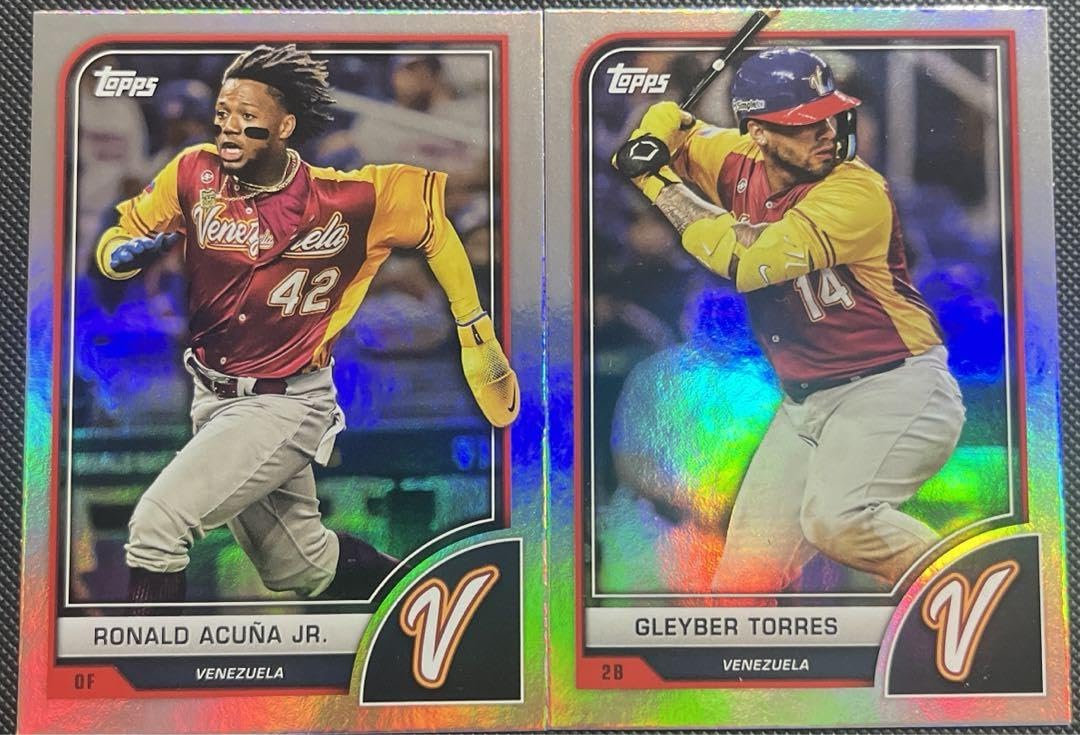 アクーニャJR. 25枚限定 ベースレリック Topps 2023 WBC アクーニャJR