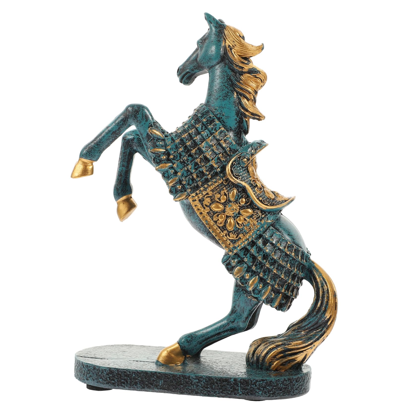 金属工芸 銅製 中国軍馬 彫像 彫刻 インテリア置物 金属工芸 銅製 中国