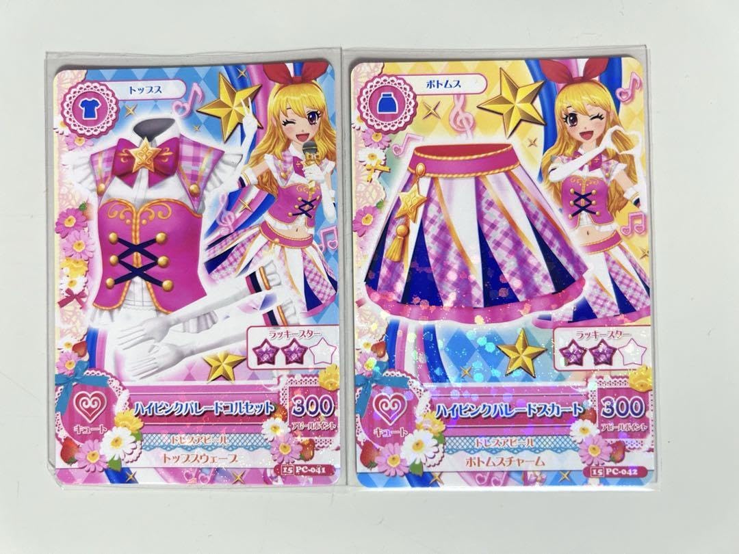 アイカツ ハイピンクパレード コルセット シューズ セット アイカツ