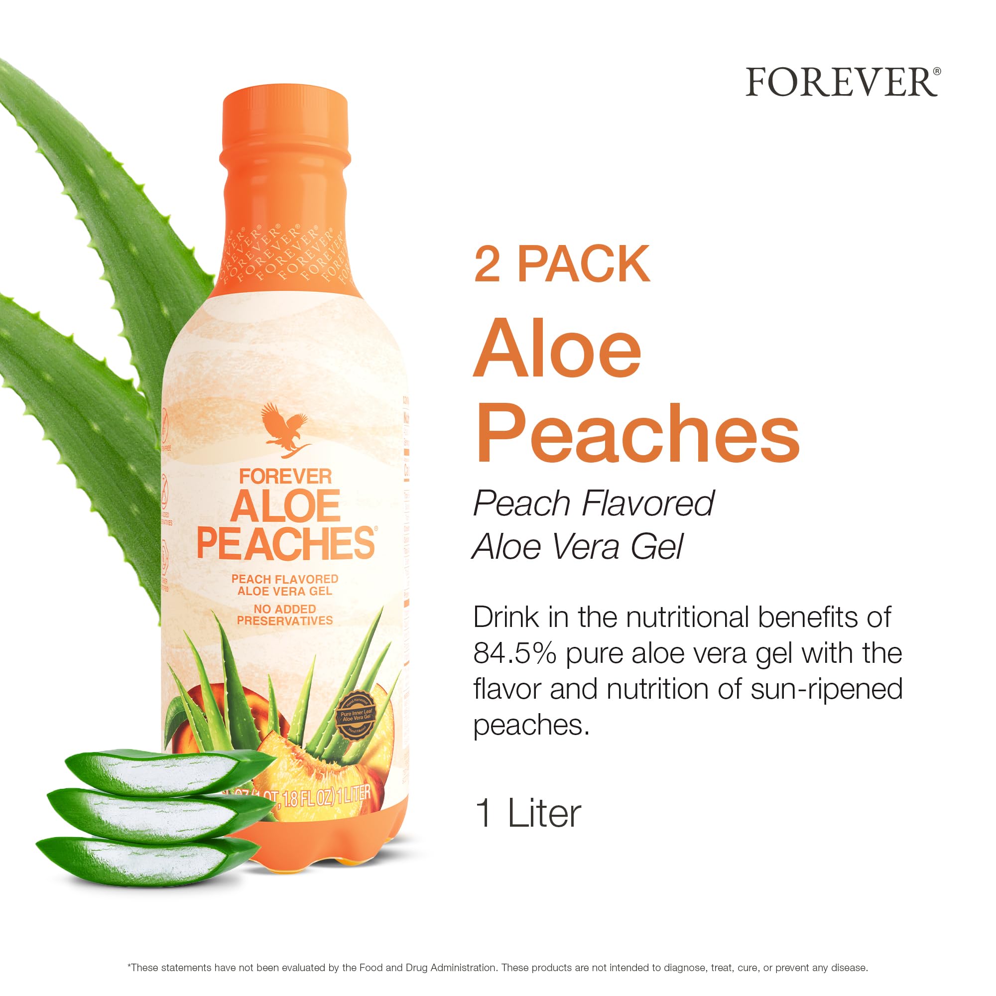 Amazon.com : Forever Living - Aloe Peaches - Pure Aloe with Real