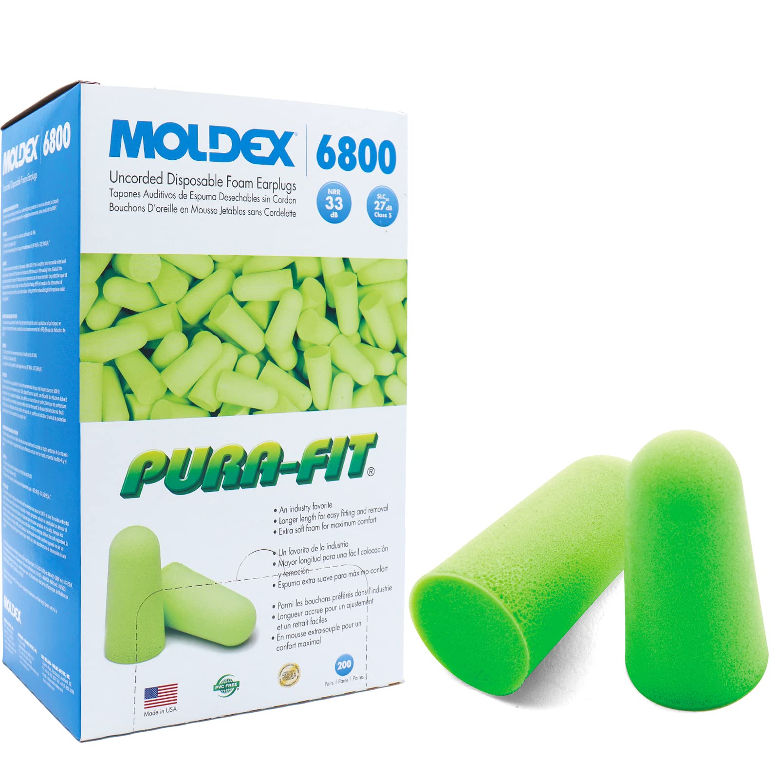 Amazon | MOLDEX(モルデックス) ピュラフィット pure-fit 約200ペア