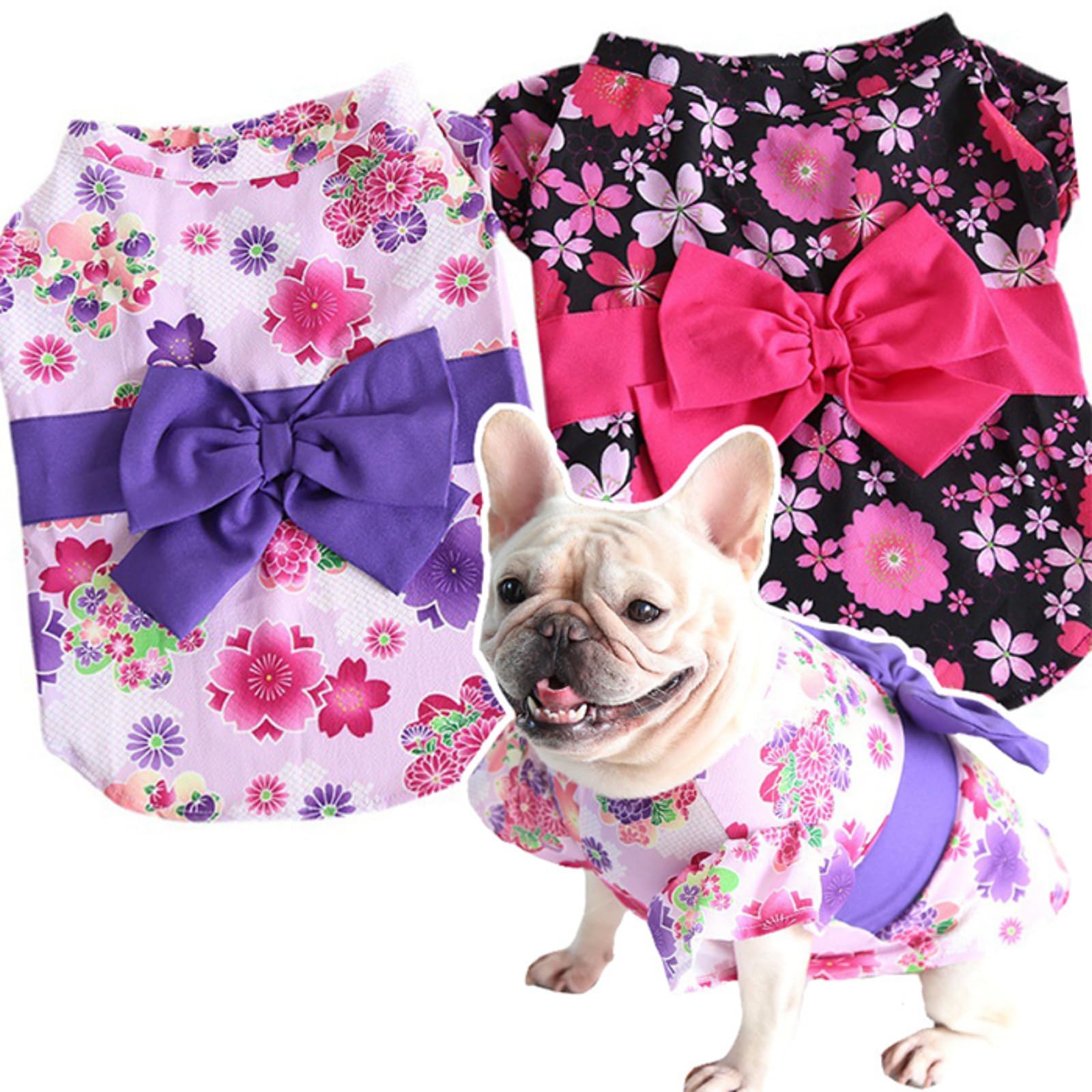 ガッツ様の専用 ハンドメイド犬服 浴衣ゆかた フレブル ガッツ様の専用