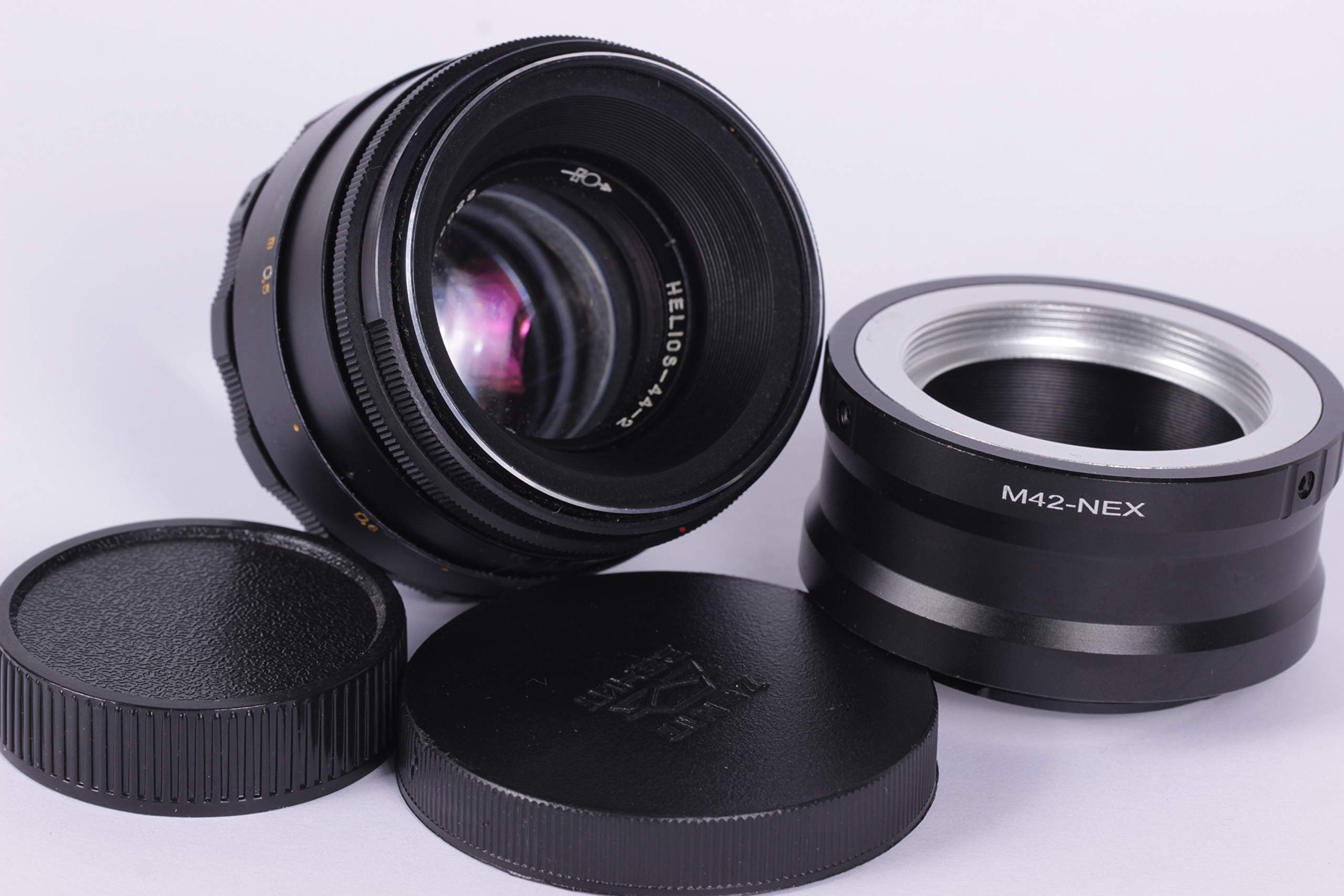 Helios-44-2 M42 Sony アダプターとはフード付き Amazon.com : Helios