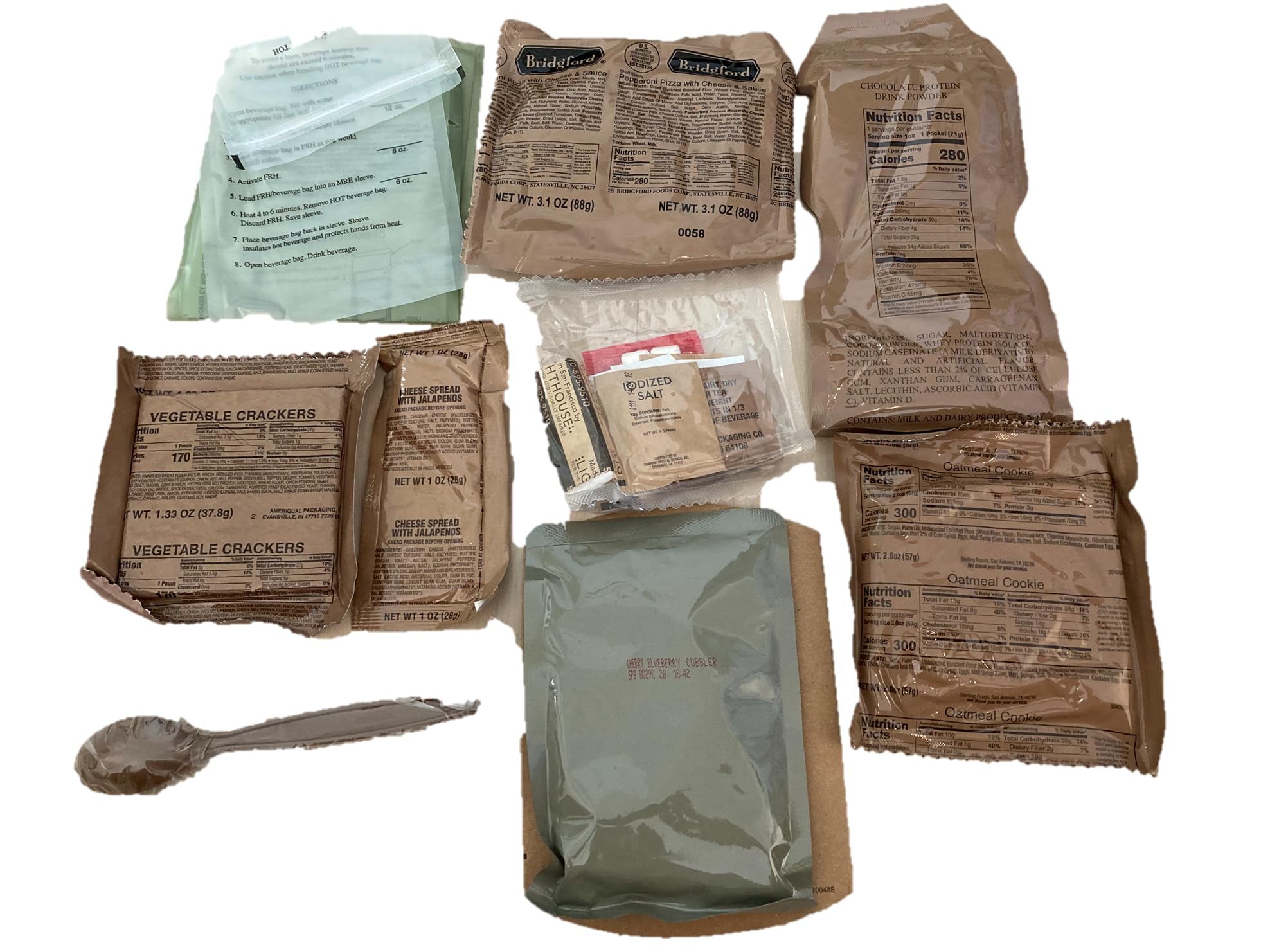 2027年期限】米軍 MREレーション 4個セット 2027年期限】米軍 MRE