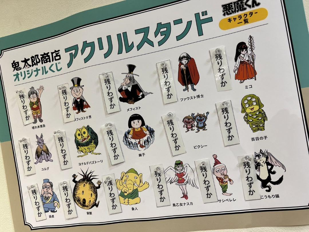 ゲゲゲの鬼太郎 パブミラー ゲゲゲ忌 鬼太郎商店 くじ ゲゲゲ忌2024