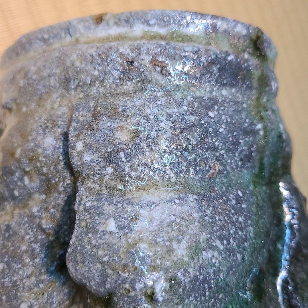 Amazon.co.jp: 信楽焼 篠原希作 引出筒花入 高さ6.5寸（約19cm）共箱