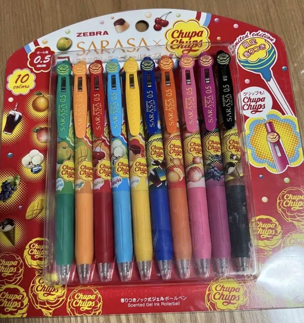 限定 サラサクリップ × チュッパチャプス 10色セット Amazon.co.jp