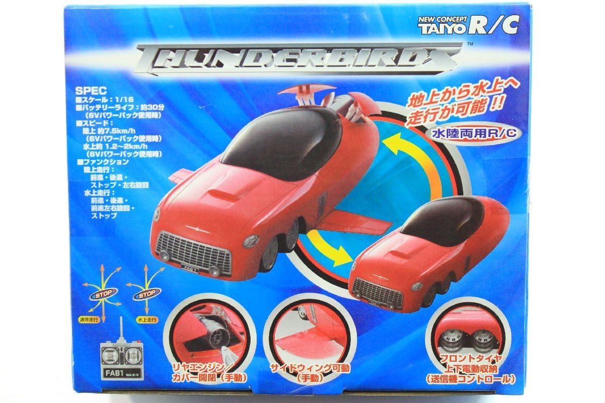 サンダーバード 水陸両用RC ラジコン 1／16スケールペネロープ号(FAB1