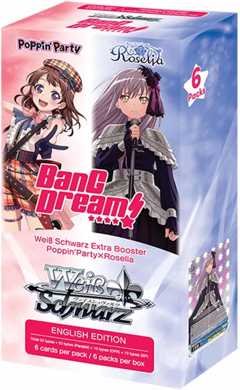 Amazon.com: Weiss Schwarz: Poppin' Party X Roselia Extra Booster