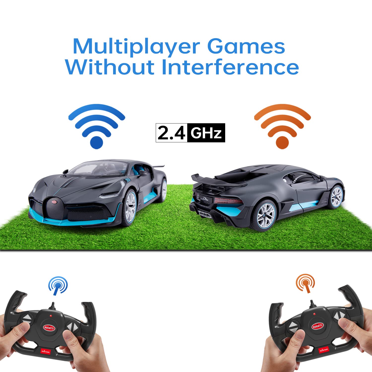 Amazon.com: RASTAR RC Car | 1/14 Scale 2.4Ghz Bugatti Divo Radio