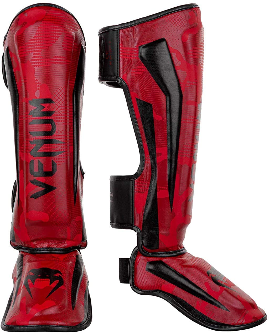 Amazon | VENUM エリート シンガード Elite Shin Guards レッド/カモ