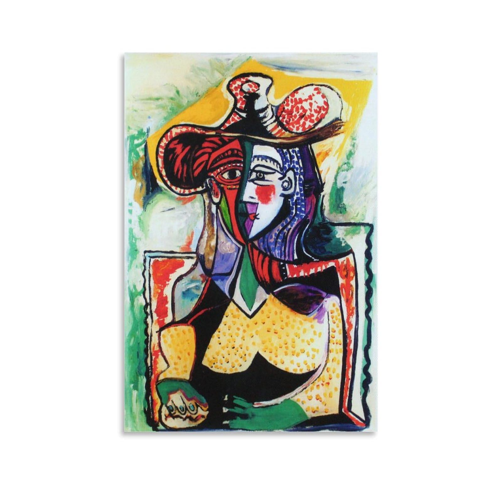 パブロ・ピカソ「ほおづえ」額装ポスター/アート/名画 picasso パブロ