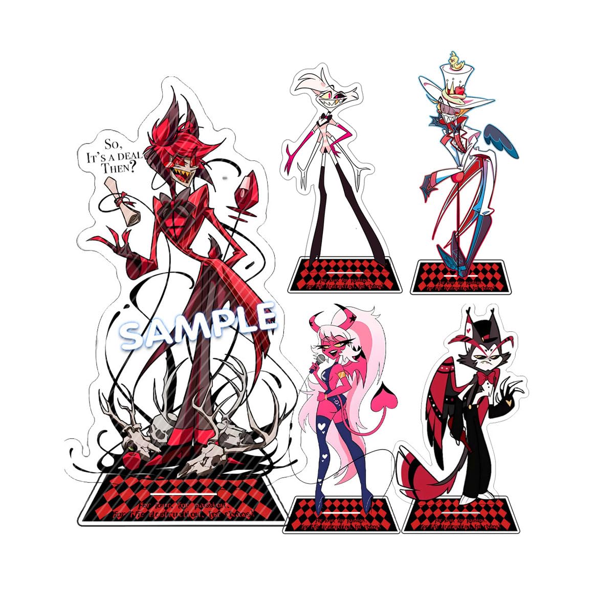 ハズビンホテル アクリルキーホルダー ホテルスタッフ VEES アラスター