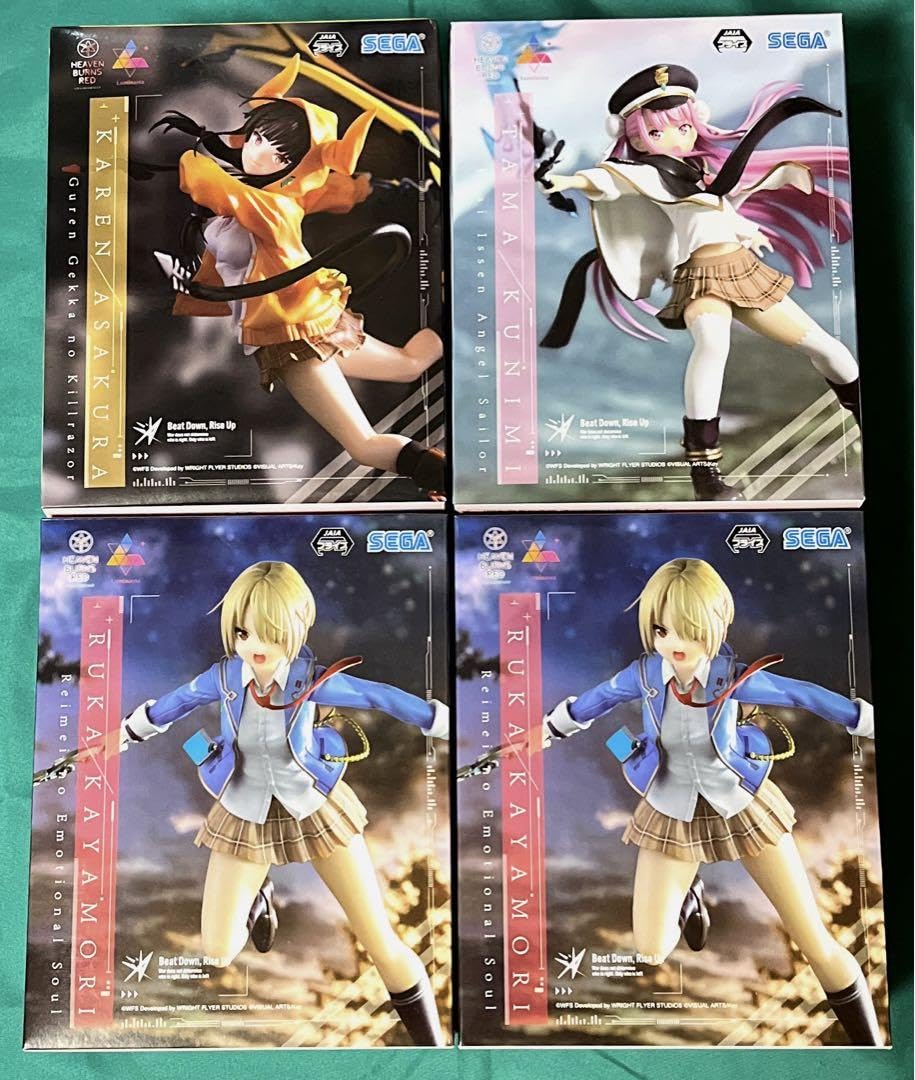 ヘブンバーンズレッド 茅森月歌 國見タマ 朝倉可憐 フィギュアセット