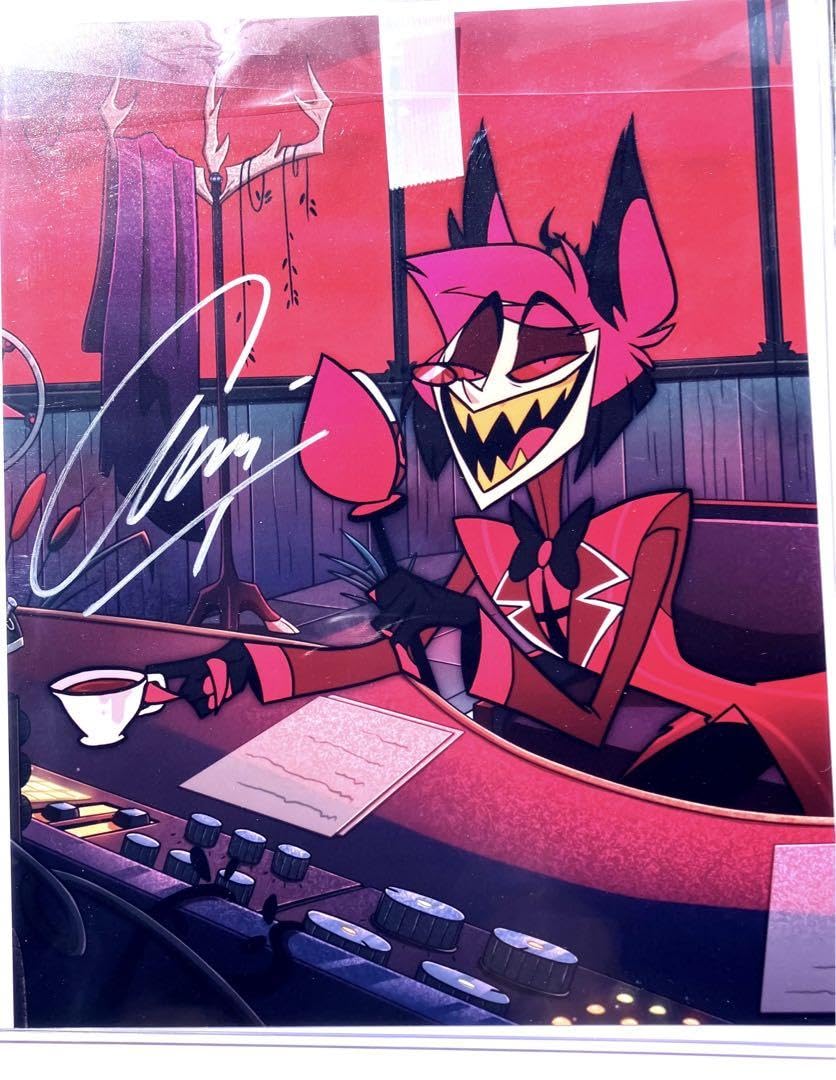 ハズビンホテル ルシファー 直筆サイン入り ポスター 証明書付き