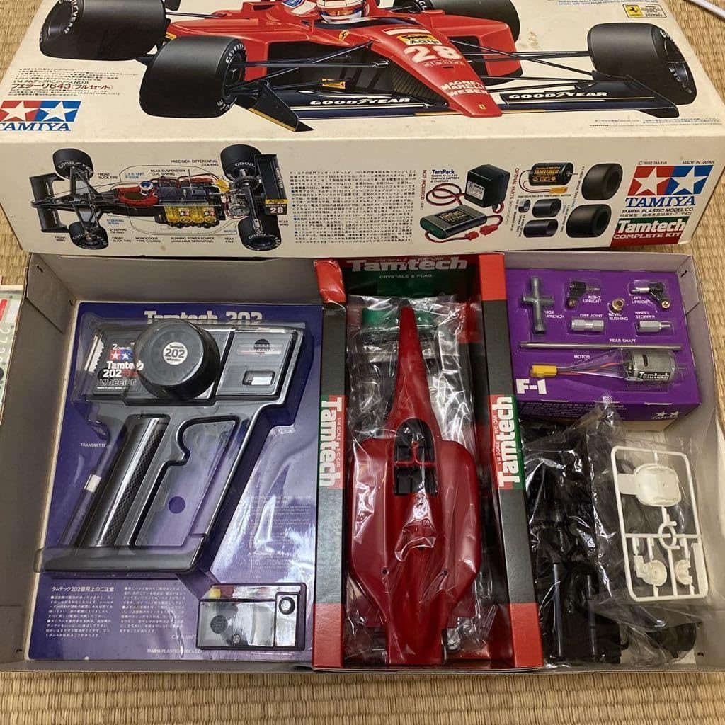 入手困難 絶版品 タミヤ 1/10RC フェラーリ643 (F104Wシャーシ