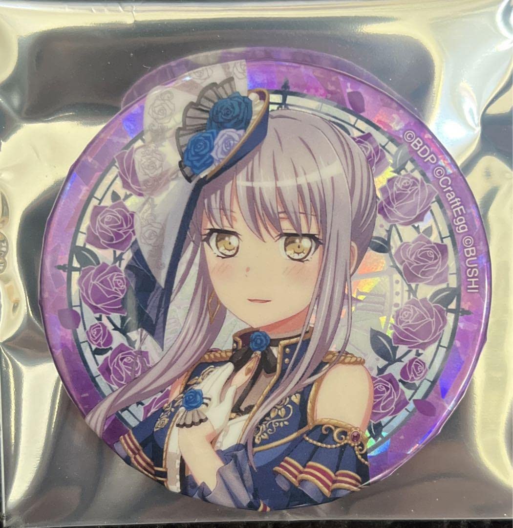バンドリ！湊友希那 富士急 ホログラム缶バッジ バンドリ むぎゅみに