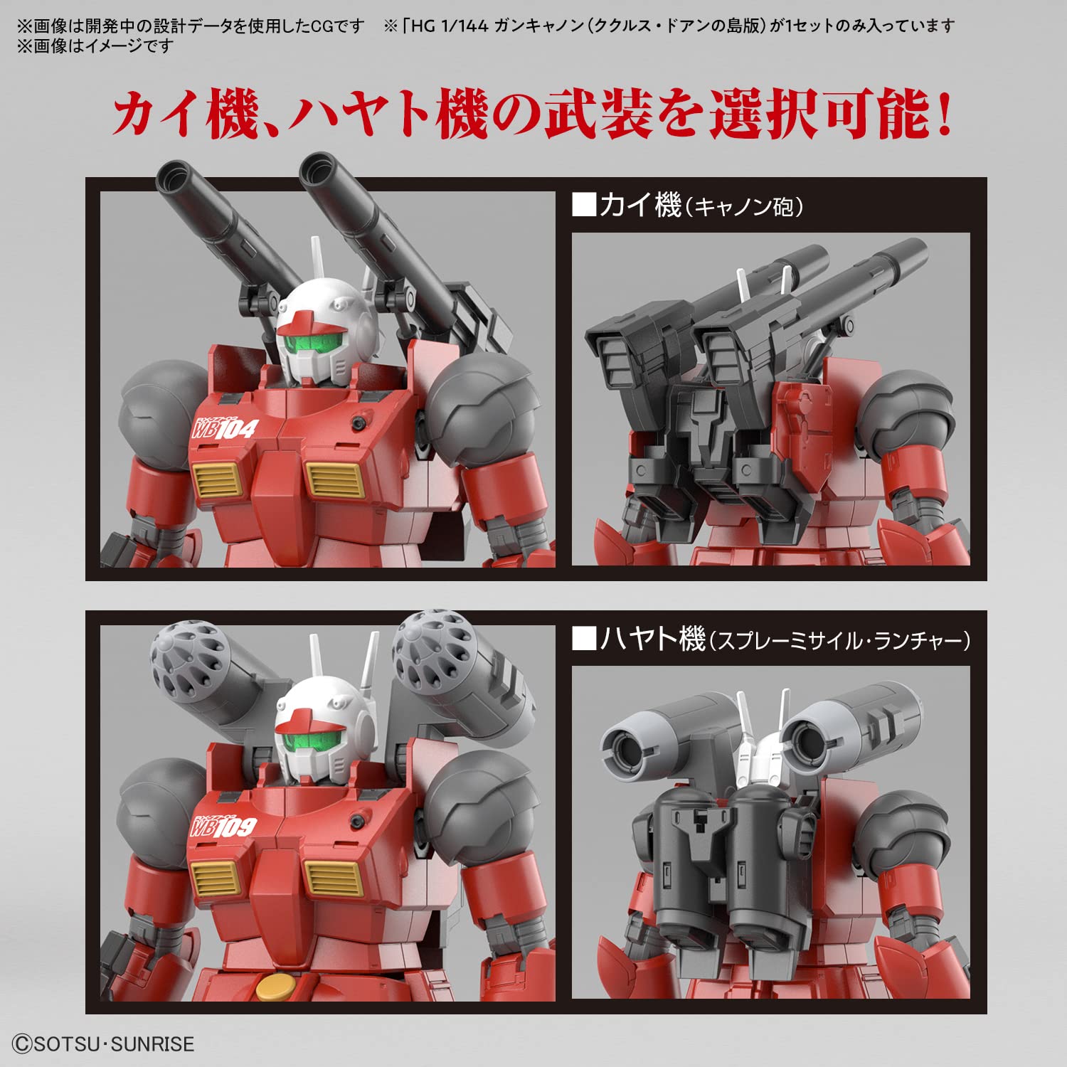 ガンプラ ククルスドアンの島 ガンダム ドアン専用ザク ガンキャノン 3