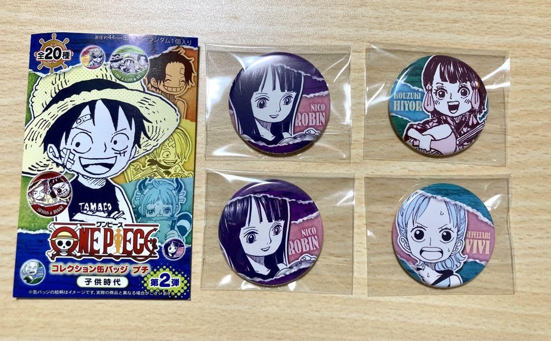 ワンピース ロビン グッズ 初期 缶バッジ ワンピース ロビン グッズ